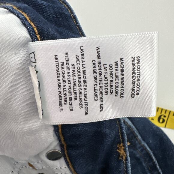 Vigoss Jeans Womens 29 Blue Bootcut Stretch High Rise Exposed Button Fly Lana - Picture 10 of 16